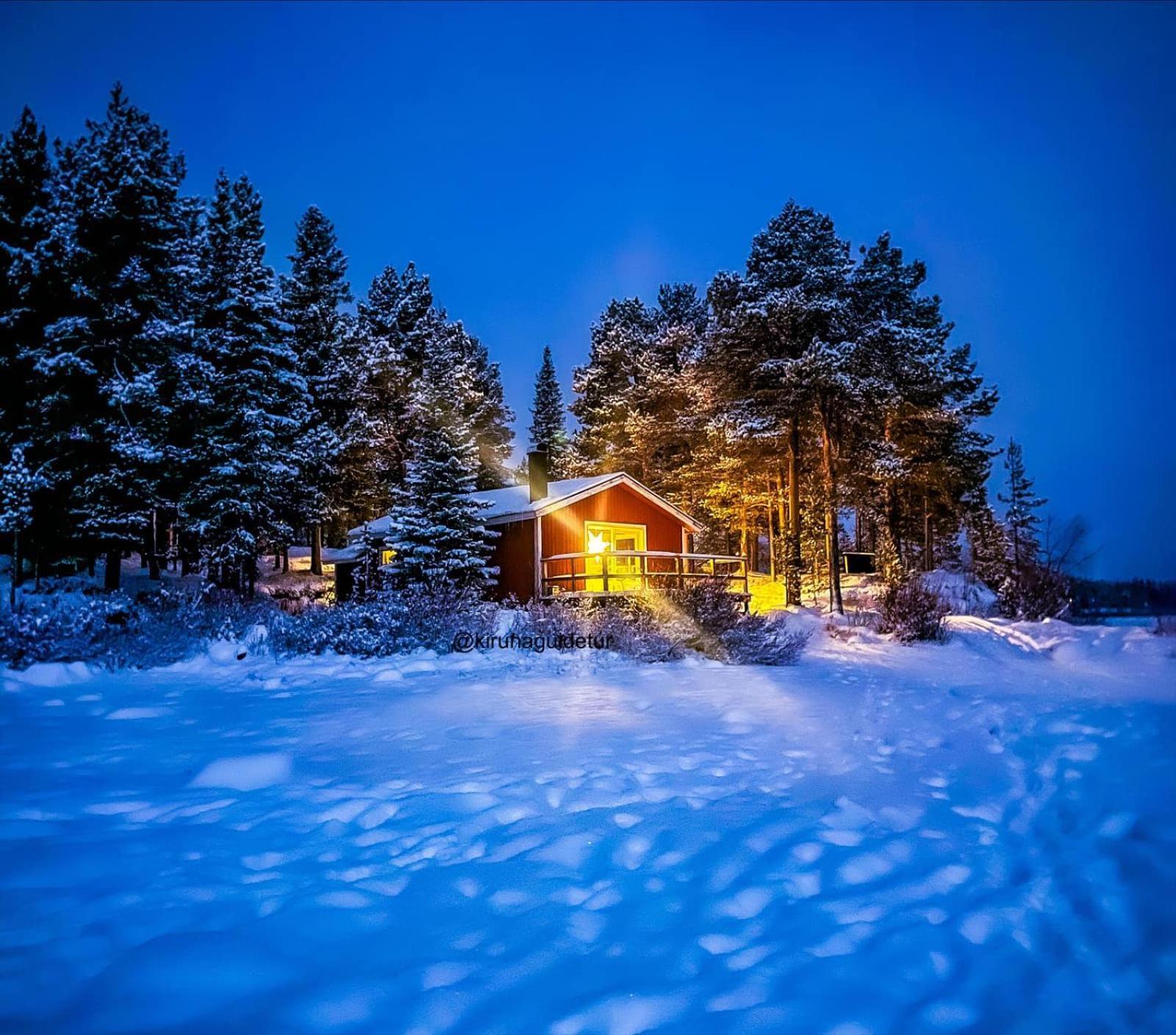 Aurora Camp Kurravaara Villa ภายนอก รูปภาพ