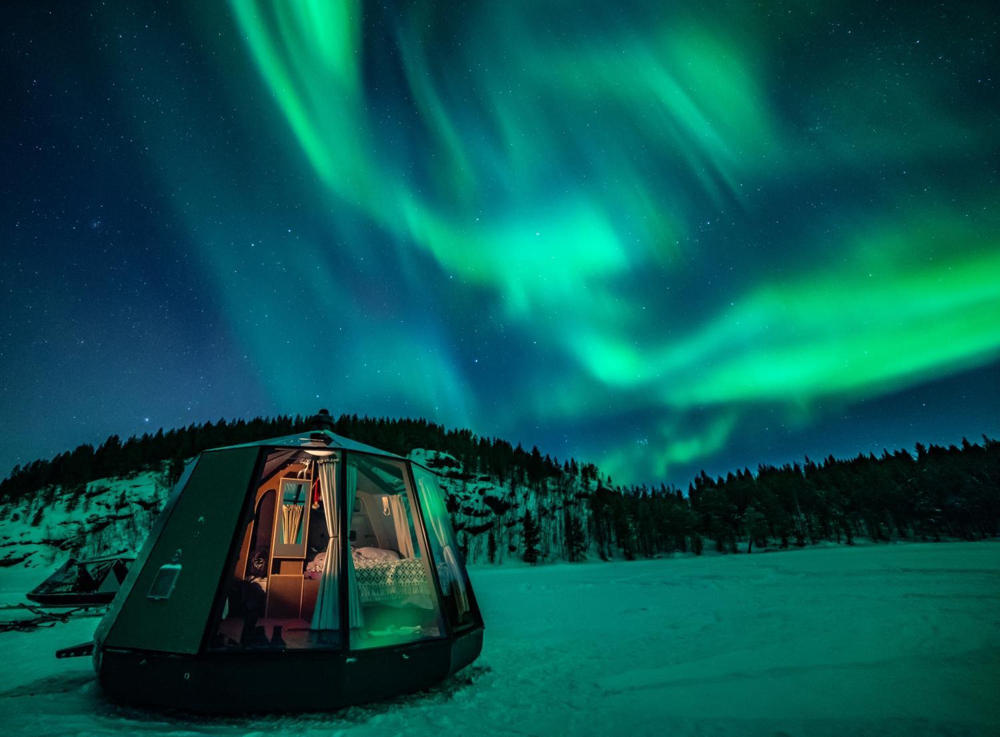 Aurora Camp Kurravaara Villa ภายนอก รูปภาพ
