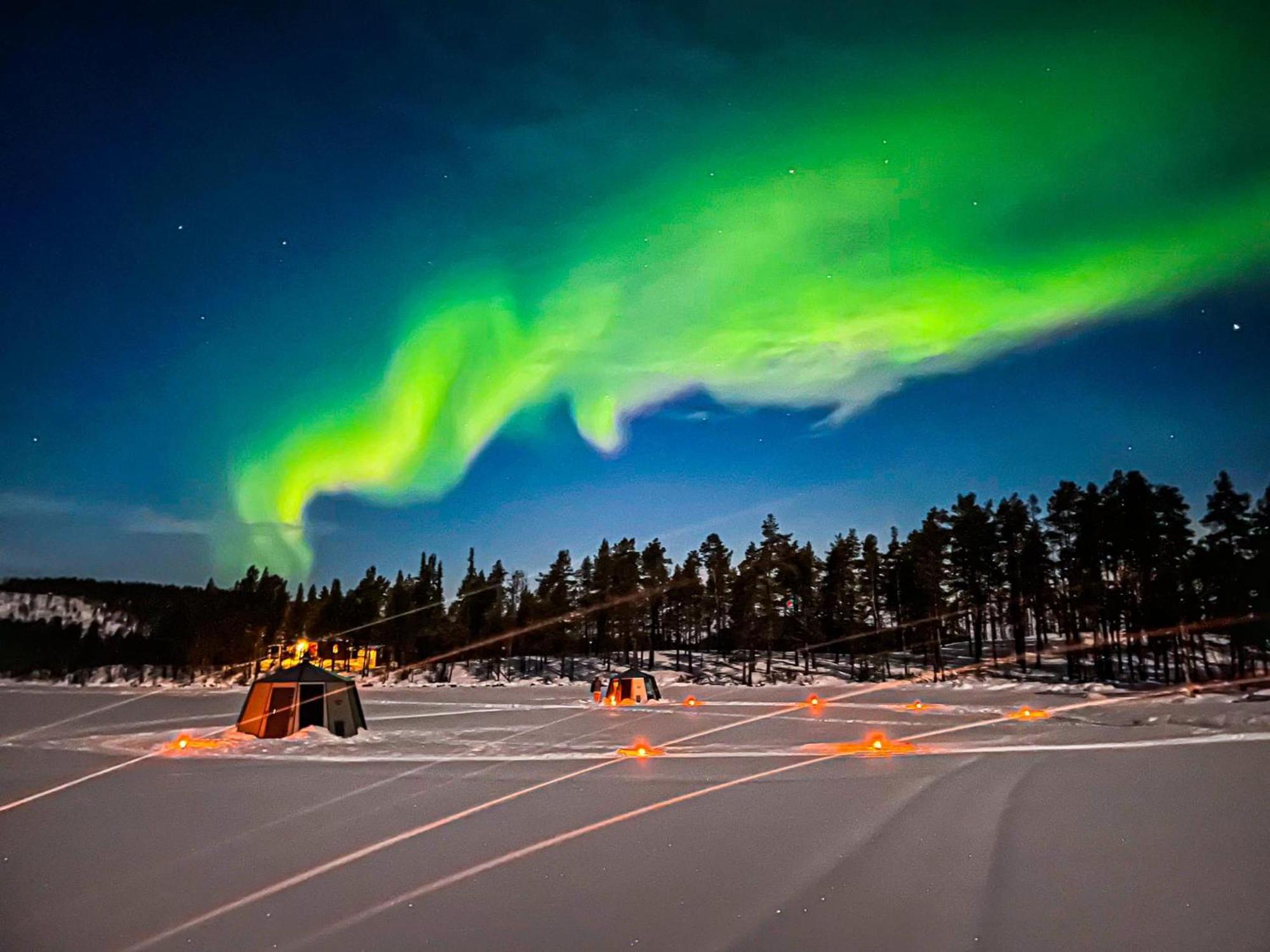 Aurora Camp Kurravaara Villa ภายนอก รูปภาพ