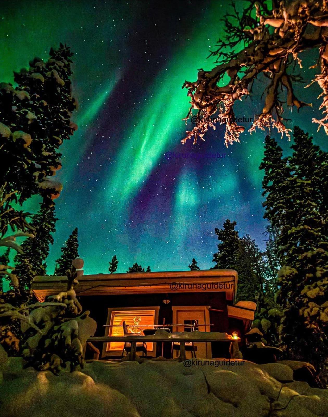 Aurora Camp Kurravaara Villa ภายนอก รูปภาพ