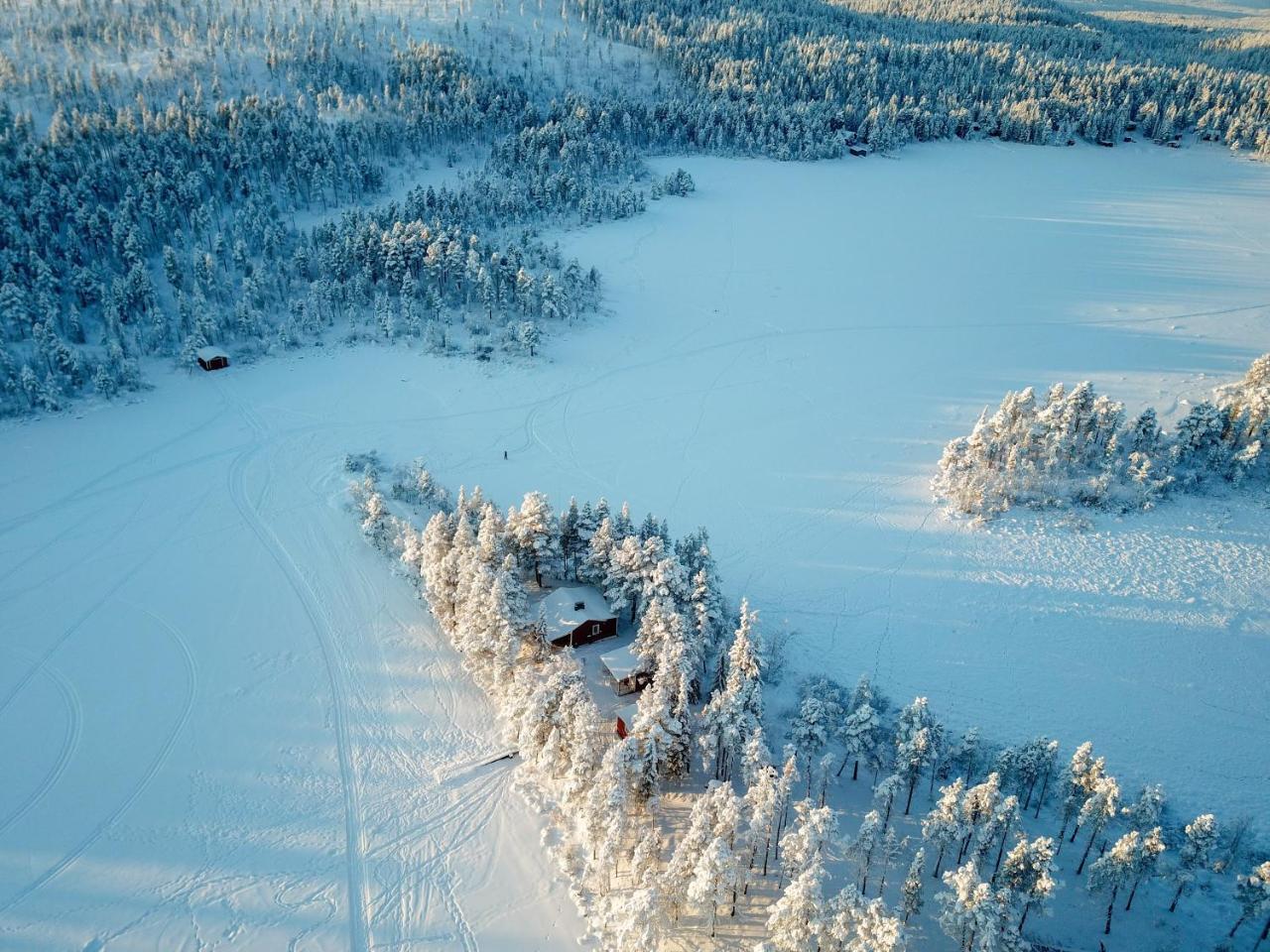 Aurora Camp Kurravaara Villa ภายนอก รูปภาพ